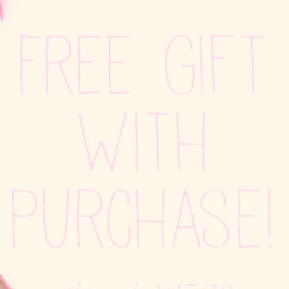 Free w/ purchase!